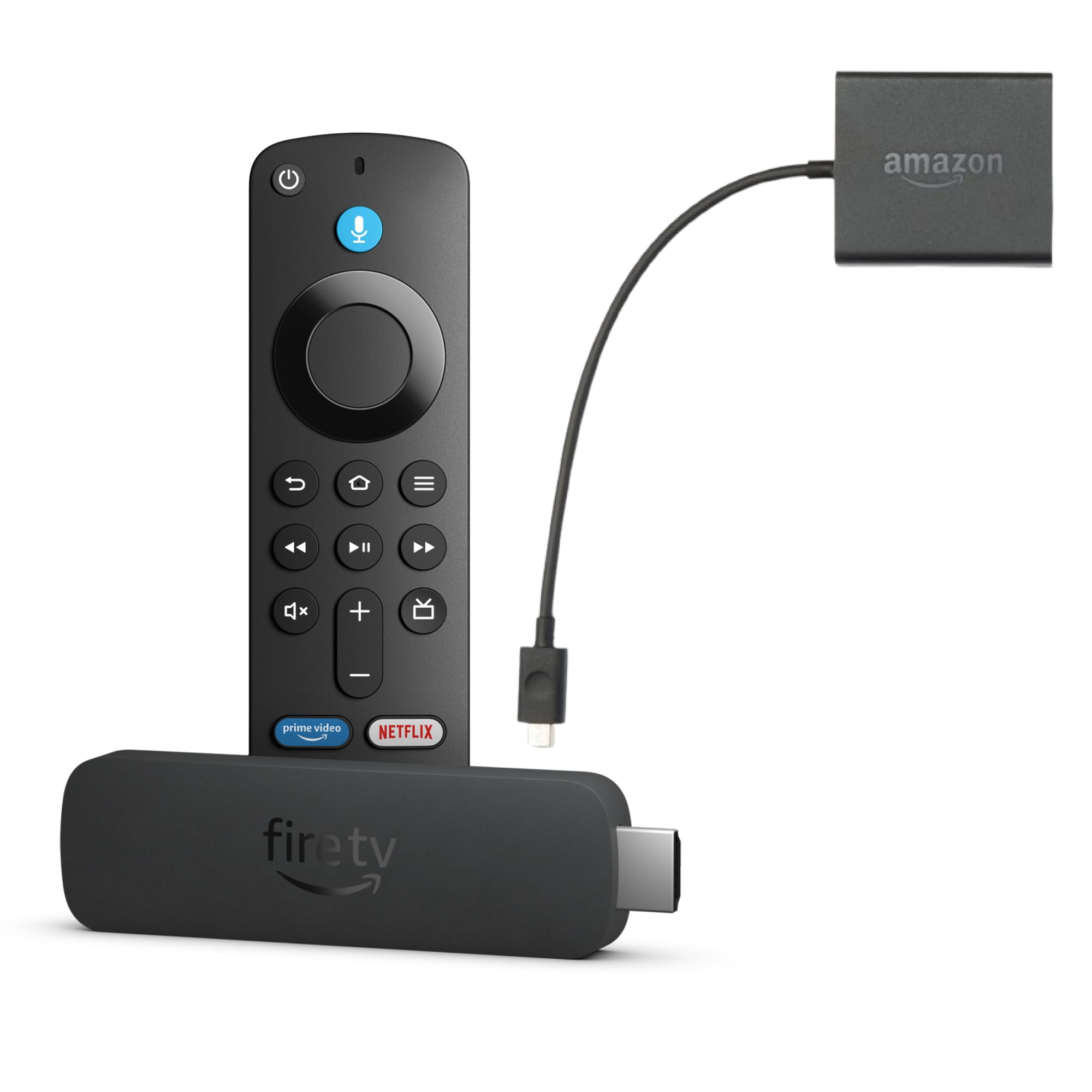 Amazon Fire TV Stick 4K Plus + Amazon Ethernet Adapter : Amazon.co